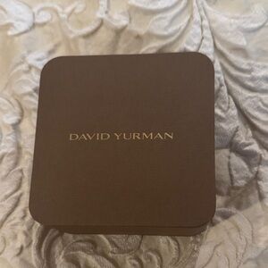 David Yurman Chocolate Brown Box and gift bag
